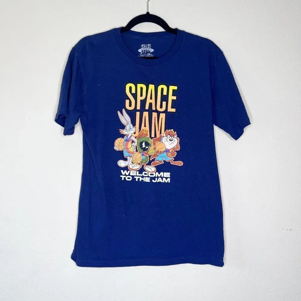 Space Jam A New Legacy Blue Short Sleeve Graphic Tee Sz‎ Medium